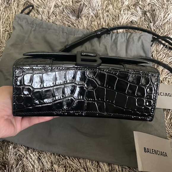 BALENCIAGA
Black XS Hourglass Top Handle Bag - Picture 3 of 8